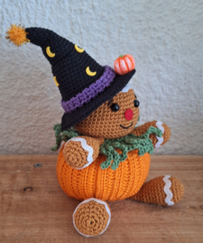 Crochet Pattern PDF Gingerbread Pumpkin Witch