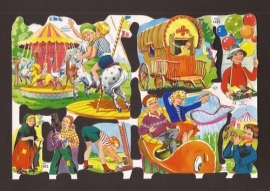 Kermis met draaimolen poezieplaatjes MLP 1432