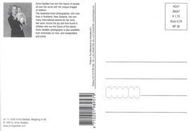 Anne Geddes kaart nr. A249: Baby op Weegschaal #2