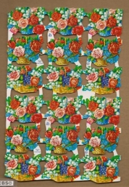 Gemengde bloemmandjes poëzieplaatjes MLP 823