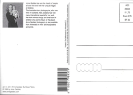 Anne Geddes kaart nr. A214: Zonnenbloemen Tweeling