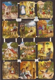 WS Hänsel und Gretel 1 oude poezieplaatjes