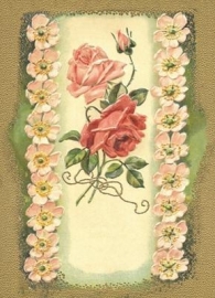 Rozen met bloemen Reliefkaart EF 3060