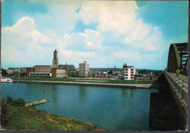 Gezicht op Arnhem vanaf de Zuidzijde - oude kaart [15580]