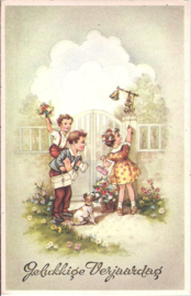 Gelukkige Verjaardag - Visite aan de bel [14250]