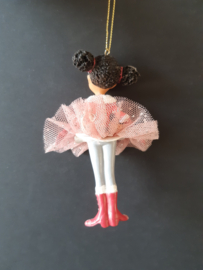 Roze tutu ballerina kerstornament Kurt S. Adler