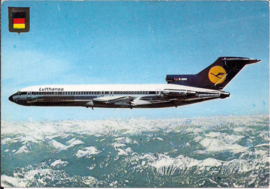 Boeing 727 - Lufthansa - fotokaart - V029