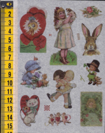 Stickers nostalgie Liefde mat plastic - WH1073