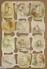 Beatrix Potter - Jeremy Fisher poëzieplaatjes MLP 1788