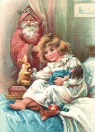 Kindje is blij met kerstcadeau's Reliefkaart EF 3022