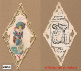 Antieke reclame poezieplaatjes