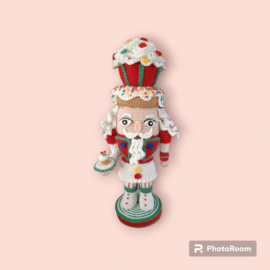 Crochet Pattern PDF Nutcracker Doughnut with Cupcake