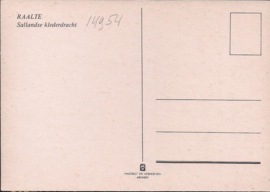 Klederdracht Raalte Sallandse Klederdracht - oude kaart [14954]