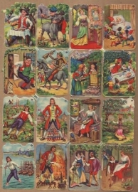 Mokta Williot Trade Cards Sprookjes poezieplaatjes 1584 B