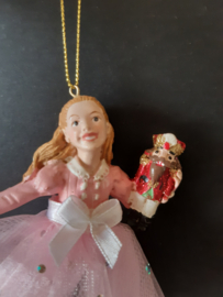 Pink Clara met Nutcracker kerstornament Kurt S. Adler