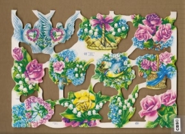 Geluksduifjes en bloemen poezieplaatjes MLP 1611