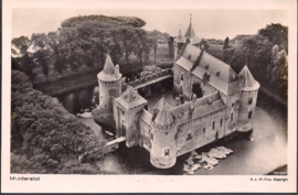 Luchtfoto Muiderslot - Muiden - oude kaart [15491]