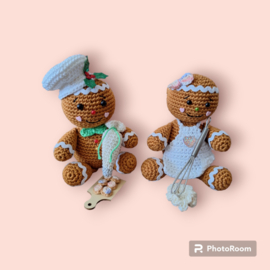Haakpatroon PDF Gingerbread Bakkerij: Grote Bakkertjes