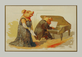 Edwardian Pigs kaart: De varkens liedjes [EC-2132]