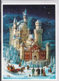 Adventskalender Kaart: Sprookjes kasteel - 4324