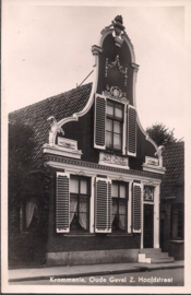 Oude Gevel Z. Hoofdstraat - Krommenie - oude kaart [15493]