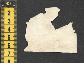 Matroos maakt cadeautje voor thuis antiek poezieplaatje (779)