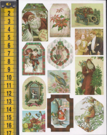 Stickers nostalgie Kerst - WH1046