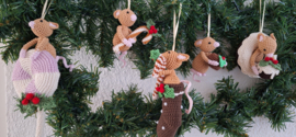 5 Haakpatronen PDF Kersthanger Kerst Muisjes
