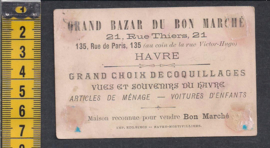 Grand Bazar du Bon Marché - Poppenspeler reclame Litho (497)