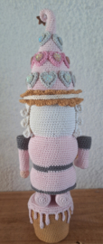 Haakpatroon PDF Roze hartjes Nutcracker
