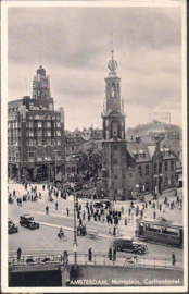 Muntplein, Carltonhotel - Amsterdam - oude kaart [15068]