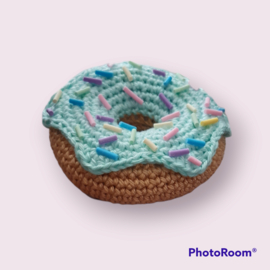 Donut pastel hagelslag licht mint