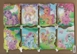 My Little Pony Hasbro poezieplaatjes met glitter MLP 2037