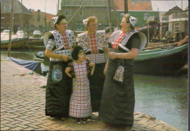 Klederdracht Spakenburg - oude kaart [14949]