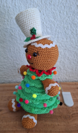 Crochet Pattern PDF Gingerbread Christmas Tree