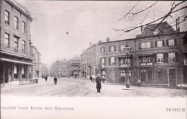 Gezicht Oude Kraan met Rijnstraat - Arnhem - foto kaart [15138]