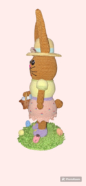 Crocheted Gingerbread Easter Bunny Nutcracker