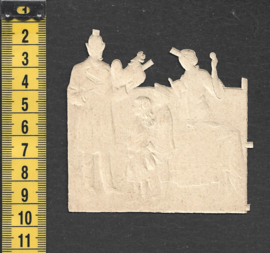 Joods antiek poezieplaatje: Kaparot-ceremonie - JomKipoer (716)