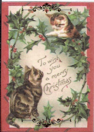 Lucifersboekje met Kerst stickers - 30 stuks (WH1087)