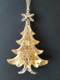 Bees bijen kerstboom goud met bij en gouden ster kerstornament Kurt S. Adler