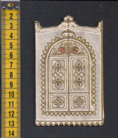 Religieus prentje Paper Lace met goudopdruk (R11)
