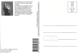 Anne Geddes kaart nr. A259: Moeder Varken