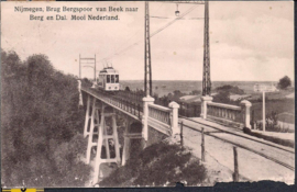 Brug Bergspoor - Nijmegen - oude kaart 1932 [15066]