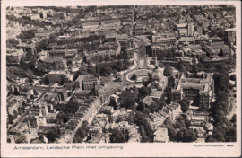 Leidsche Plein e.o.  - Amsterdam - oude kaart KLM foto [15058]