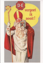 Douwe Egberts en Sinterklaas prentbriefkaart [1C1778]