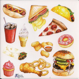 Fast food poezieplaatjes Stickers K60
