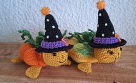 Crochet Pattern PDF Pumpkin Turtle Witch