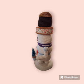 Crochet pattern PDF Snowman Nutcracker