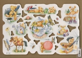 Spelende teddybeertjes poezieplaatjes MLP 1887