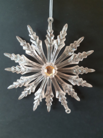 Roze Ijskristal 3 Kerstornament Kurt S. Adler